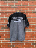 Harley Davidson Screaming Eagle Performance Button Up Collard Shirt