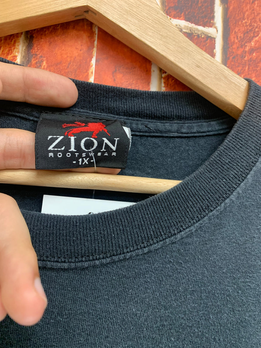 Vintage 06 Zion Rootswear Bob Marley black tee XL – KYVintage