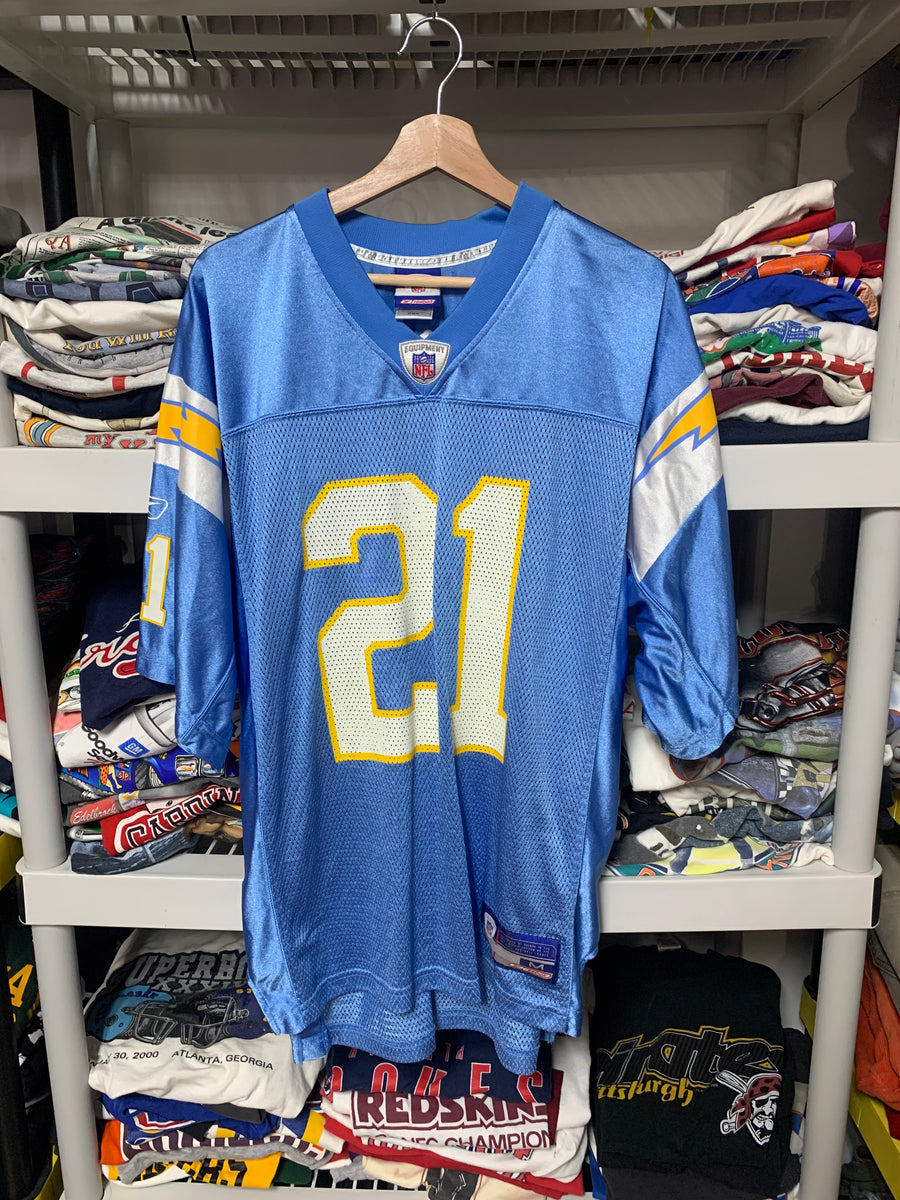 LEDAINIAN TOMLINSON SAN DIEGO CHARGERS VINTAGE 2000'S REEBOK JERSEY ADULT  LARGE