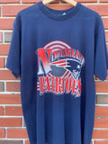 Vintage 90’s New England Patriots Single stitched T Shirt L