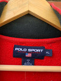 Polo Sport Zip Up Red Fleece