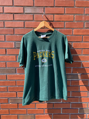 90’s Green Bay Packers NFL Embroidered T-shirt L
