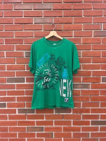 91’ Wrap-around New York Jets Single-stitched T-shirt L