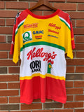 Vintage 1998 All Over Kellogg’s Corn Flakes Racing Shirt