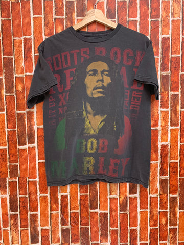 Vintage Y2K Bob Marley Roots Rock T Shirt M