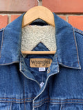Vintage 90s Wrangler Hero Denim Wool Vest