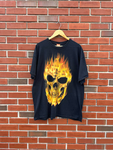 90’s Ghost Rider Skull and Bones T-shirt XXL