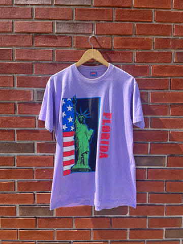 90’s Florida Statue of Liberty T-shirt L