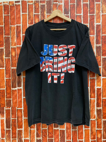 Vintage 01 The Rock “Just Bring It!” WWE T Shirt XL