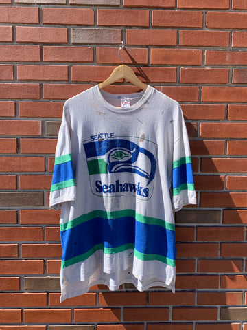80’s Seattle Seahawks Thrashed T-shirt XL