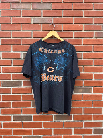 00’s Chicago Bears NFL Script T-shirt L