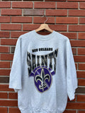 90’s New Orleans Saints Crewneck L