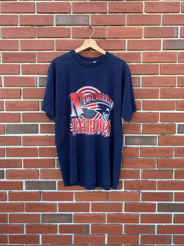 Vintage 90’s New England Patriots Single stitched T Shirt L