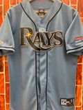 Vintage Y2K Tampa Bay Rays Majestic Baseball Jersey M