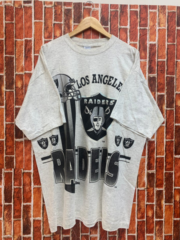 Vintage 1993 LA Raiders Salem single stitched t shirt XXL