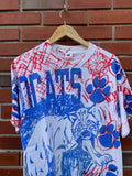 Vintage Wildcats Middle school All Over Print Single Stitch T-shirt