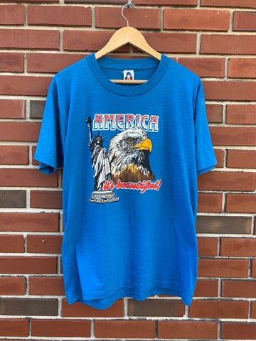 Vintage America Statue of Liberty Eagle T-shirt