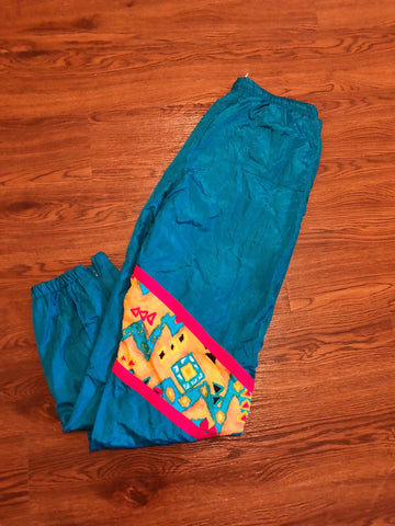 Teal Colorful Throwback Swisher Sweats (M)