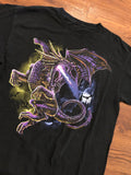 Purple dragon Fire T-shirt sz L