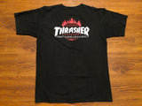 Thrasher Huf Worldwide Fire Globe T-shirt Sz M
