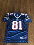 Stitched Brand New Randy Moss New England Patriots 81 Jersey sz L