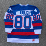 Vintage USA Hockey jersey signed by Miracle Team Goalie Jim Craig Sz L
