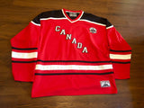 Vintage Steve And Barry’s Canada Stitched 91 Red Jersey sz L/Xl