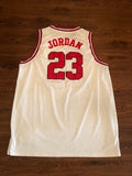 Vintage Michael Jordan Chicago Bulls Mitchell and Ness Stitched 1991-92 White Red Jersey sz 2x Great Vtg Condition