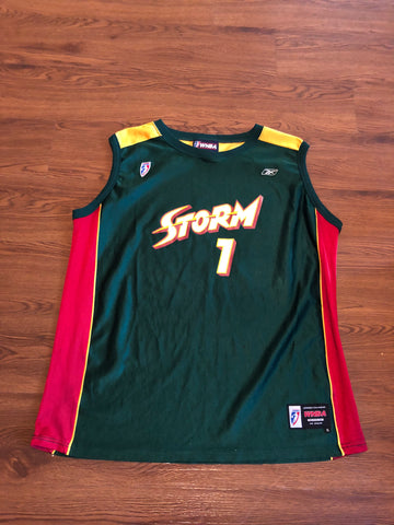 Vintage WNBA Seattle Storm Jersey Adults L great condition