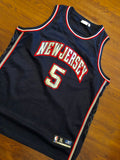Vintage New Jersey Nets Jason Kidd Stitched Jersey sz Xl