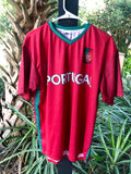Vintage Portugal Soccer national jersey sz L