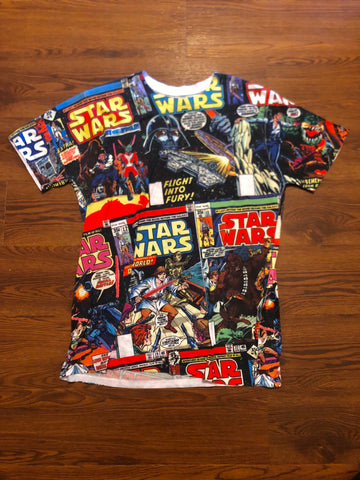 Vintage Star Wars comic strip T-shirt sz M