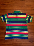 Vintage Multi color Tommy Striped Polo sz L