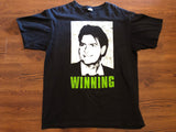 Vintage Charlie Sheen Winning Tshirt sz L