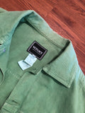 Vintage Versace Couture Green denim jacket sz M