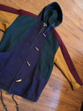 Vintage Womens Jofeld multi color hoodie jacket sz Small brand new condition