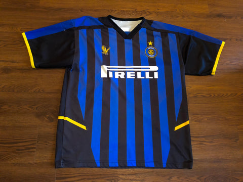 Vintage Inter Milan Pirelli Soccer Jersey sz L