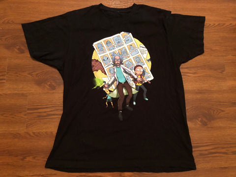 Rocky and Morty T-shirt sz L