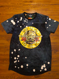 Vintage Bleached drip Guns N Roses T-shirt sz Xl