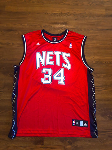 Vintage New Jersey Nets Devin Harris NBA Adidas Basketball Jersey sz Xl Brand New Condition