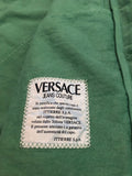 Vintage Versace Couture Green denim jacket sz M