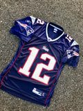 New England Patriots Tom Brady #12 NFL Jersey Adults small