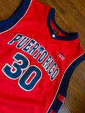 Vintage National Puerto Rico Basketball Jersey sz M