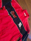 Vintage Bud Racing Dale Earnhardt Red Jacket sz Adults Xl