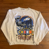 Vintage Denver Broncos 1997 Super Bowl crewneck adults L