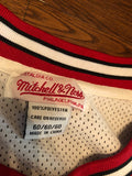 Vintage Michael Jordan Chicago Bulls Mitchell and Ness Stitched 1991-92 White Red Jersey sz 2x Great Vtg Condition