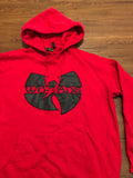Wutang Black Logo Red hoodie sz adults Xl