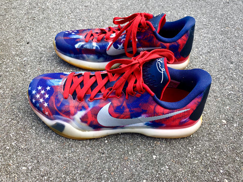 Nike Basketball 2016 Kobe 10 Elite Low Independence Day 4th of July Edition sz 10.5