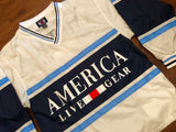 Vintage America Live Gear Tommy Hilfiger Mock Pullover sz Adults M