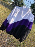 Vintage Tampa Bay Volleyball Purple/White and Black Club Zip Track Jacket Men’s M-L/ Womens L-Xl